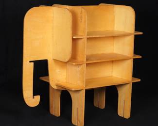 Figural Elephant Modular Boocase/Etagere