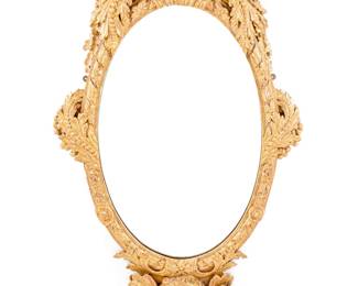 George II Manner of William Kent Gilt Wood Mirror
