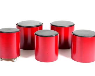 Five Piece Verner Panton Party Set