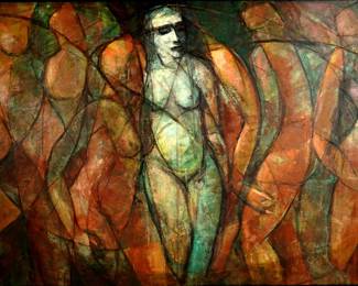 Large 1956 Edward D. Turner Painting