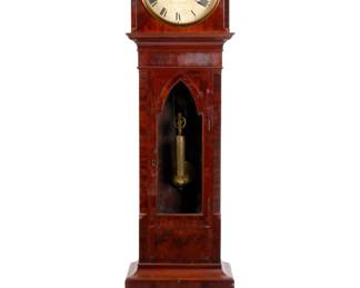 James Condliff Mahogany Tall Case Regulator Clock