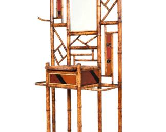 Antique Aesthetic Movement Bamboo Hall Tree