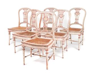 Set of Six Early Swedish Chairs