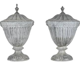 Pair of Lead Finials