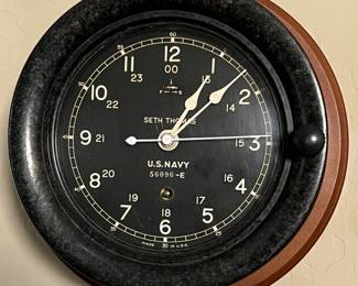 Seth Thomas US Navy Clock