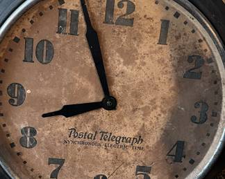 Postal Telegraph Wall Clock