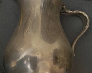 Reed & Barton Silver Soldered U.S.N. Pitcher