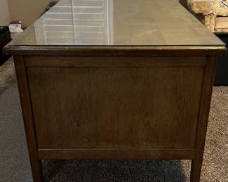 Vintage Oak Military Desk