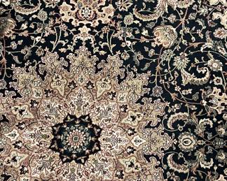 Thomasville Area Rug 6'6" x 9'6" Willington Black/Ivory