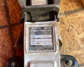 Sears Hydraulic Service Jack