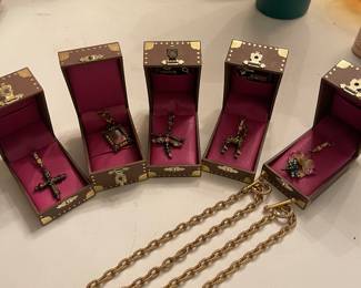 Jay Strongwater charms and necklaces