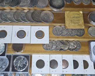 Nice collection of silver coins and .999 silver rounds