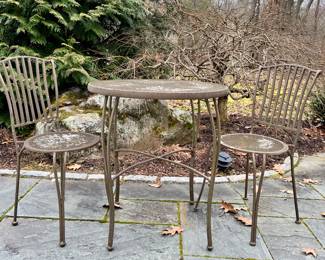 Wrought Iron Bistro Set