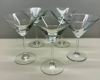 (5) Martini Glasses
