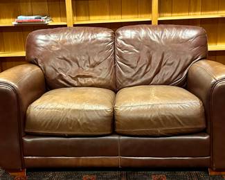 Leather Loveseat