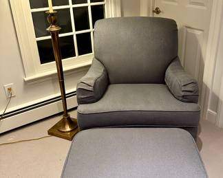 Ethan Allen Armchair & Ottoman