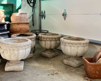 Assorted Cement Planters