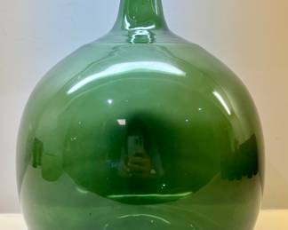 Green Glass Vase