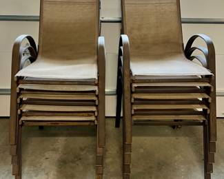 Stacking Patio Armchairs