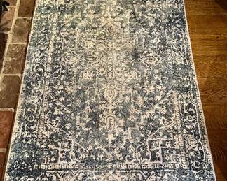Navy & Cream Rug