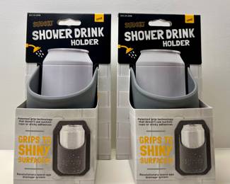 (2) Shower Drink Holders
