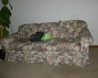 Floral sofa