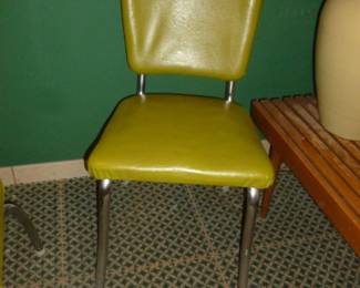 one of 4 mid-century chairs