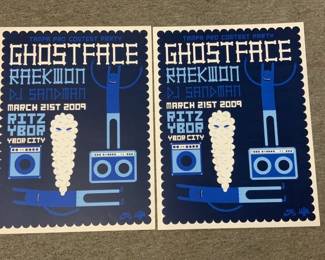 2 Gig Posters Ghostface Raekwon Ybor City