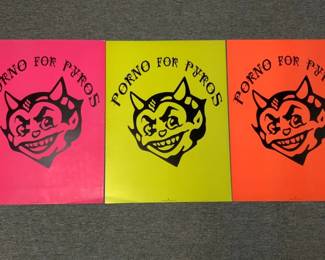 3 Porno for Pyros Posters