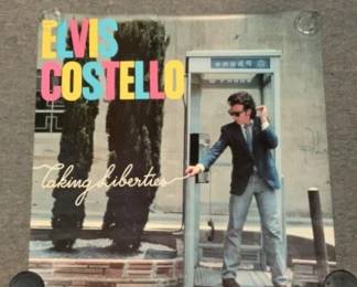 Elvis Costello Taking Liberties Promo Poster 1980