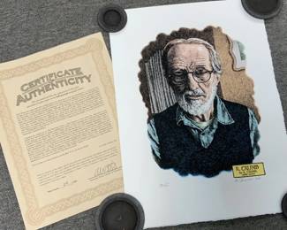 R. Crumb Self Portrait Ltd Ed. Serigraph
