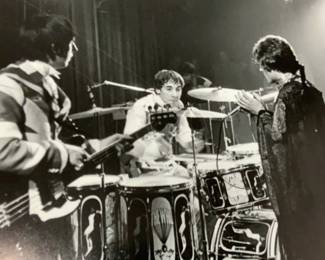 Photograph of The Who on Stage