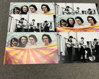 6 Beatles Double-Sided Promo Posters