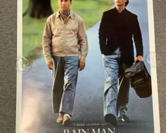Cruise/Hoffman RAIN MAN Movie Poster