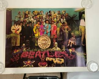 Beatles Sgt. Peppers Poster w/ COA