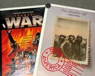 2 Movie Posters - Dear America & Troma’s War