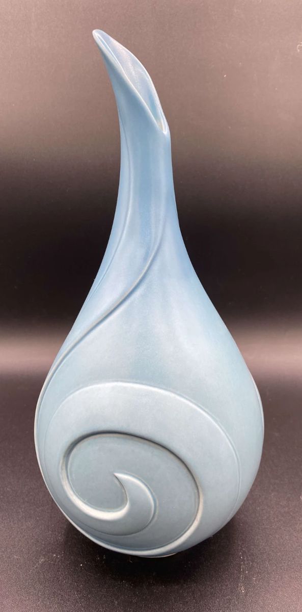  01 Rookwood Pottery Fluted Vase 