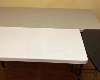 Trio Of Folding Utility Tables 