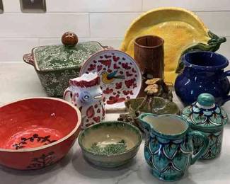 Eclectic Colorful Tableware