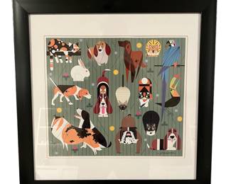 Friends of Our Families by Charley Harper, Signed in Plate