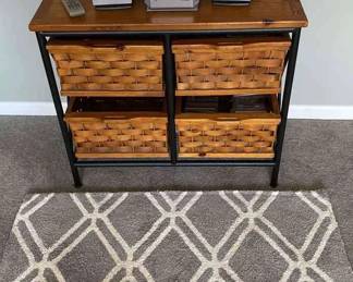 Panasonic CD Stereo System Plus Shelf And Rug