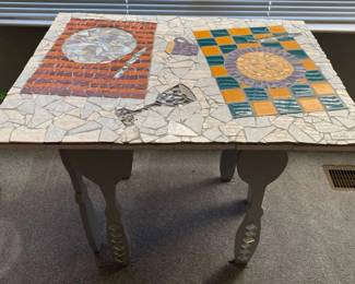 Handmade Tile Top Table