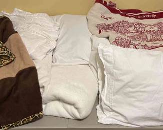 Nice Quality Bedding Incl. Miami U. Of OH Throw