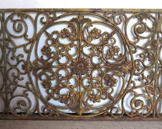 Antique Ornate Architectural Salvage Heater Grate