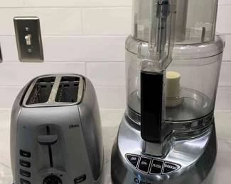 Cuisinart Food Procesor And Oster Toaster