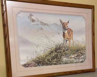 Signed Print The World Awaits By Wildlife Artist Christopher Walden