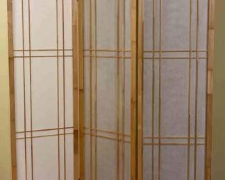 ThreePaneled Room Divider Screen