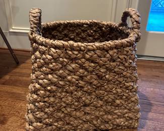 Oversized woven basket