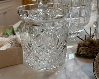 Waterford biscuit jar