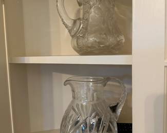 Antique and vintage water pitchers 